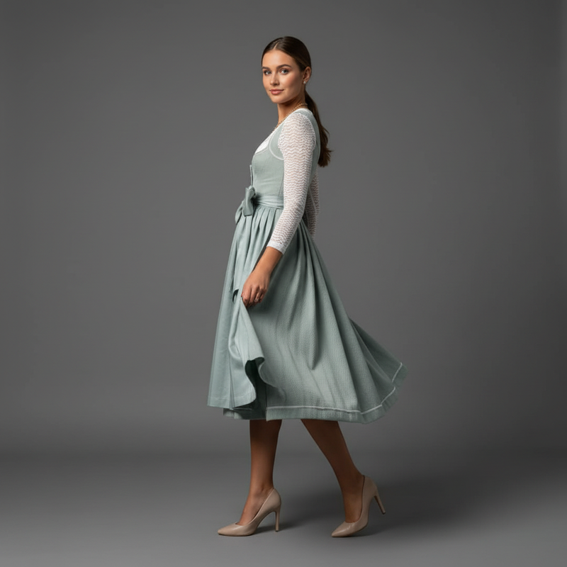 Elegant Dirndl Dress | Women's Oktoberfest Costume Outfit