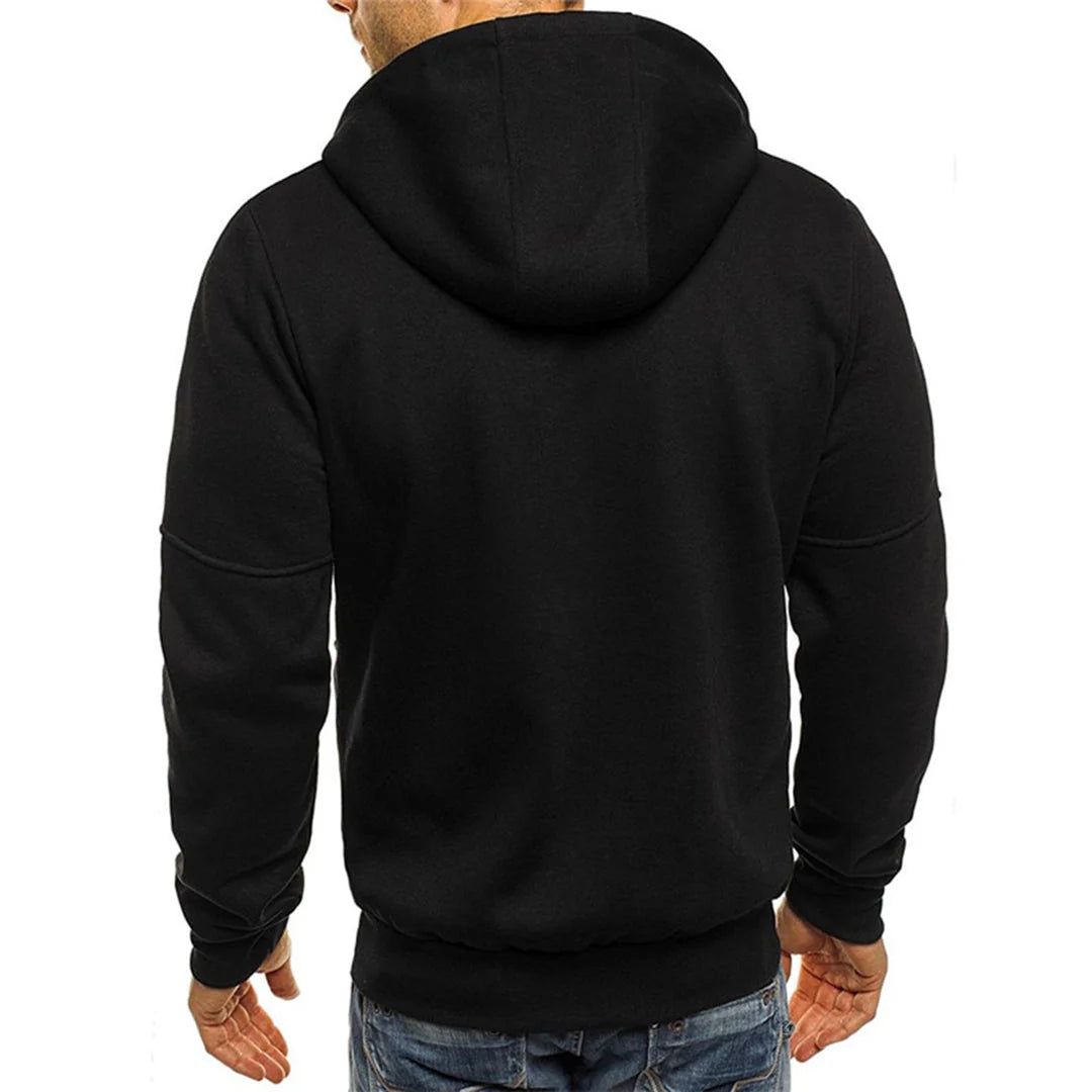 Casual Men's Zip-Up Hoodie | Comfortable Sweatshirt 1