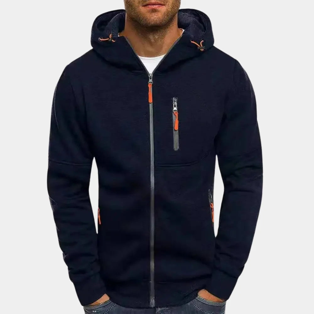 Casual Men's Zip-Up Hoodie | Comfortable Sweatshirt 10