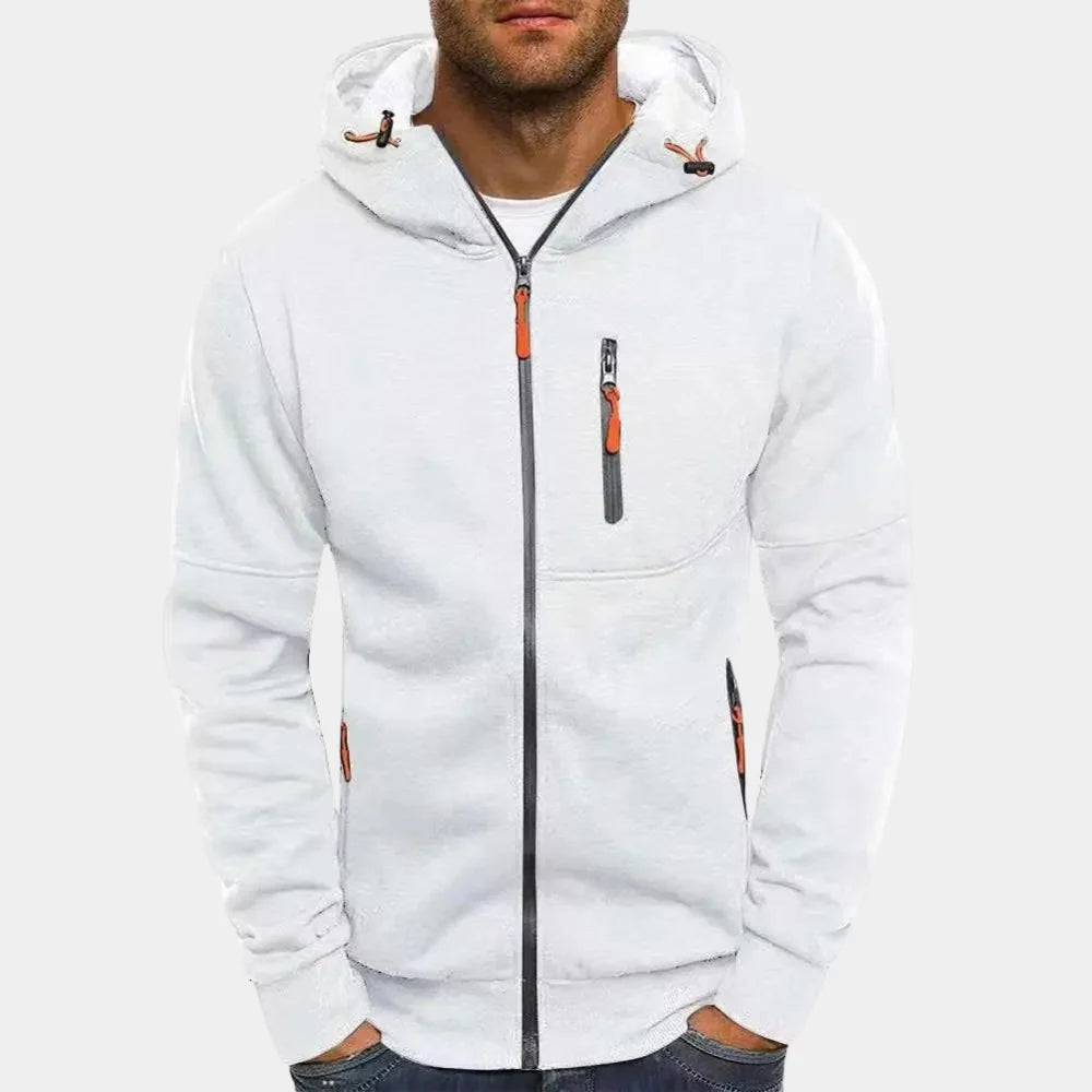 Casual Men's Zip-Up Hoodie | Comfortable Sweatshirt 12