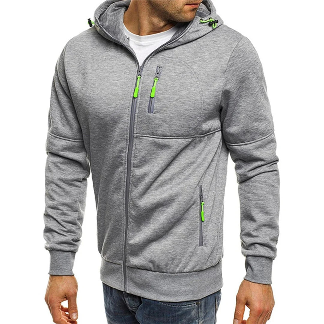 Casual Men's Zip-Up Hoodie | Comfortable Sweatshirt 6
