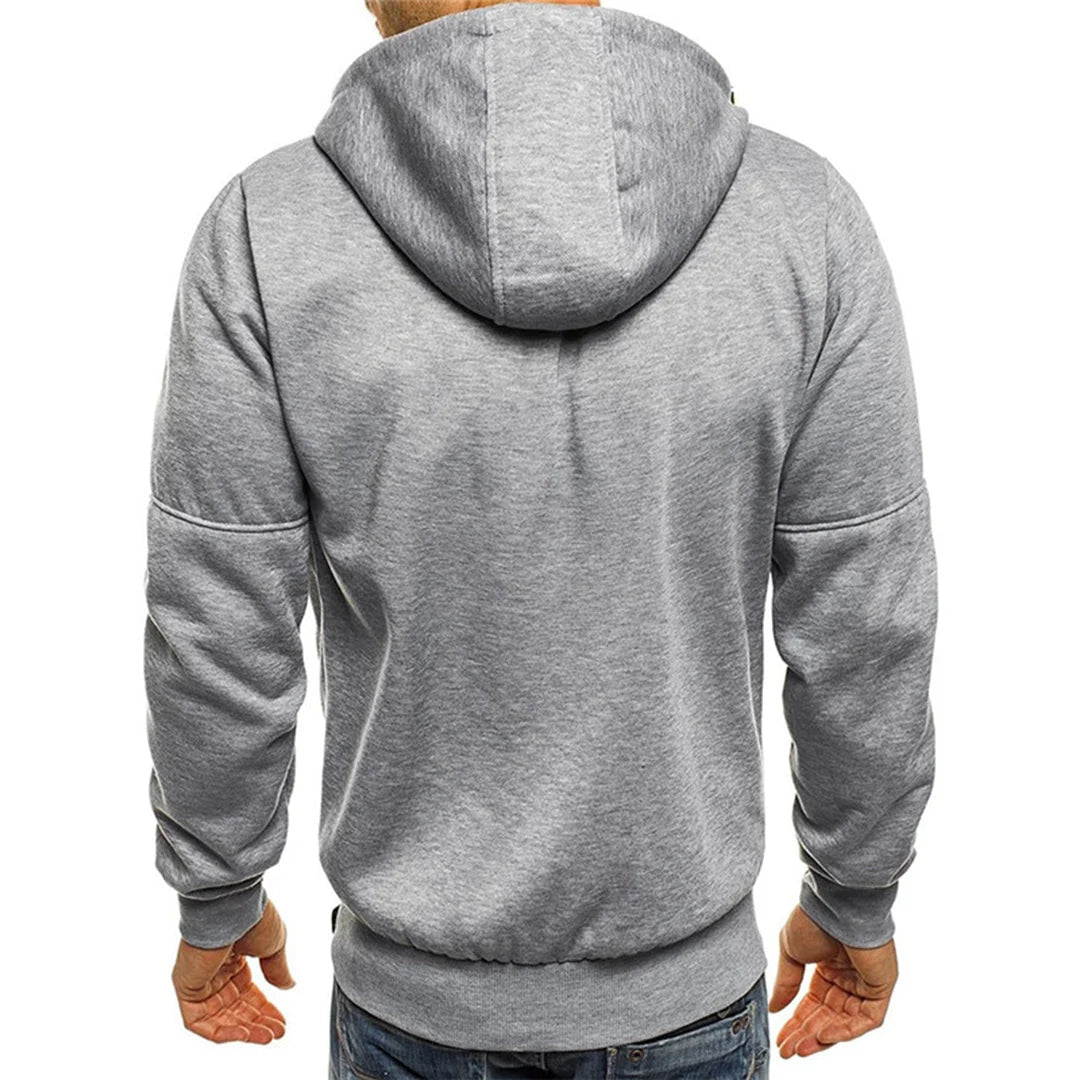 Casual Men's Zip-Up Hoodie | Comfortable Sweatshirt 7