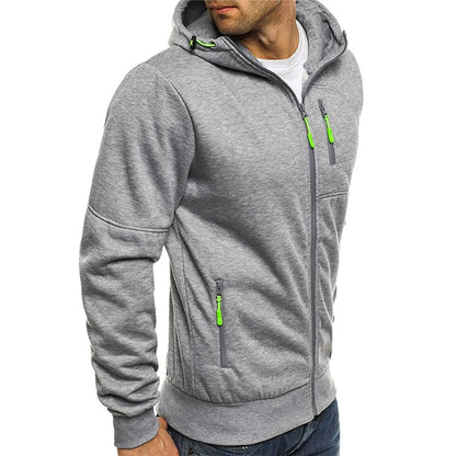 Casual Men's Zip-Up Hoodie | Comfortable Sweatshirt 8