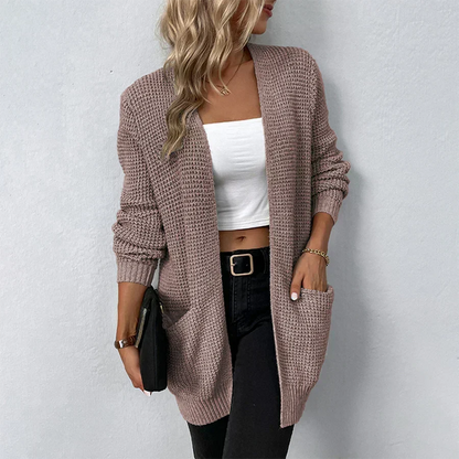 Chunky Knit Long Cardigan | Women's Cardigan Sweater 2