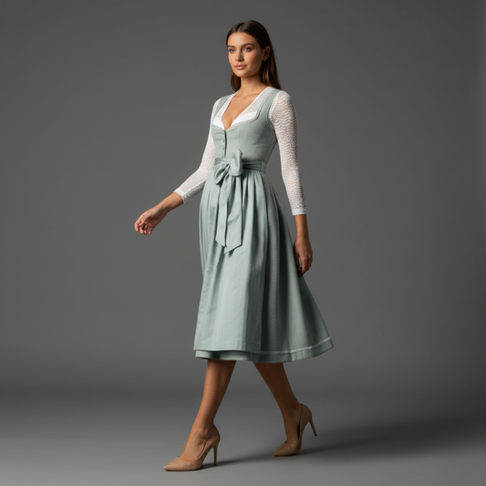 Elegant Dirndl Dress | Women's Oktoberfest Costume Outfit