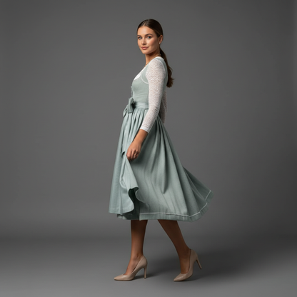Elegant Dirndl Dress | Women's Oktoberfest Costume Outfit
