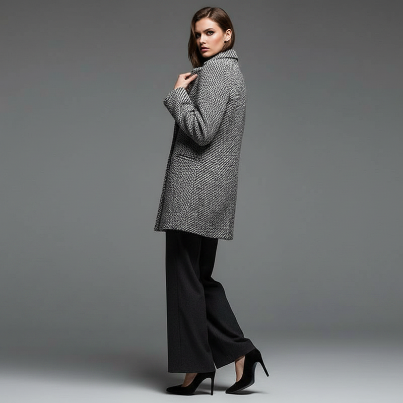 Elegant Long Wool Coat | Women's Winter Coats
