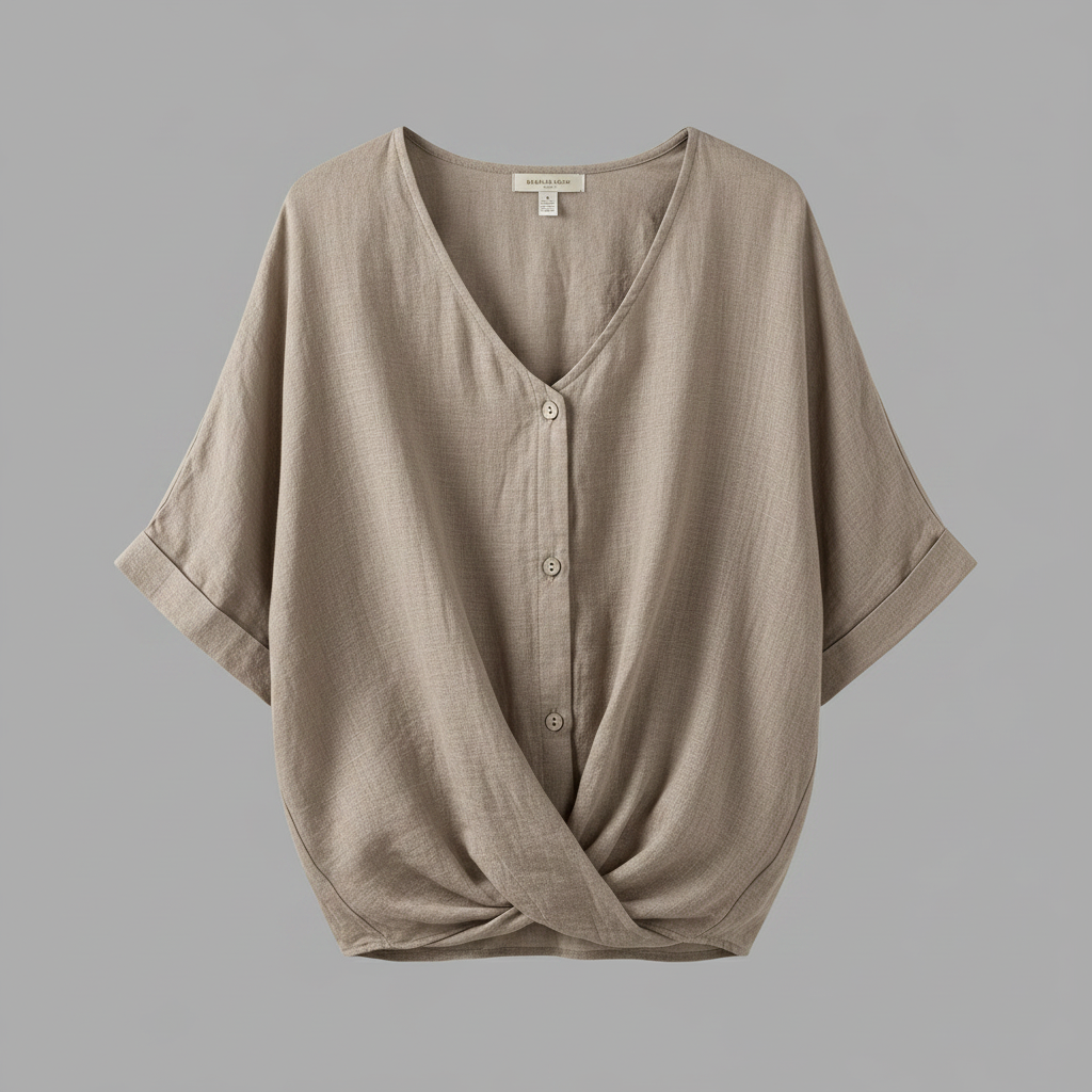 Elegant V-Neck Women's Blouse | Long Sleeve Fashion Top