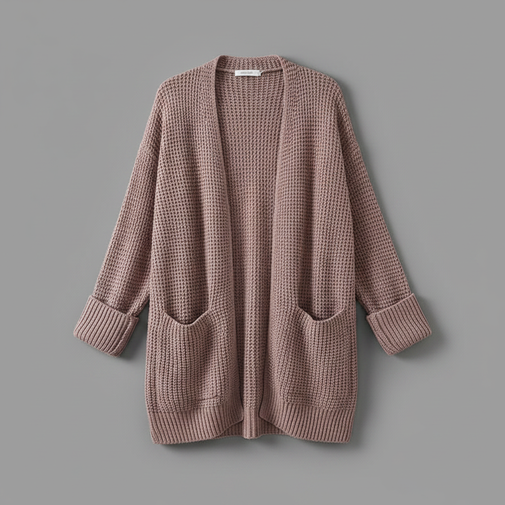 Elegant Women's Black Cardigan | Cozy Layering Essential