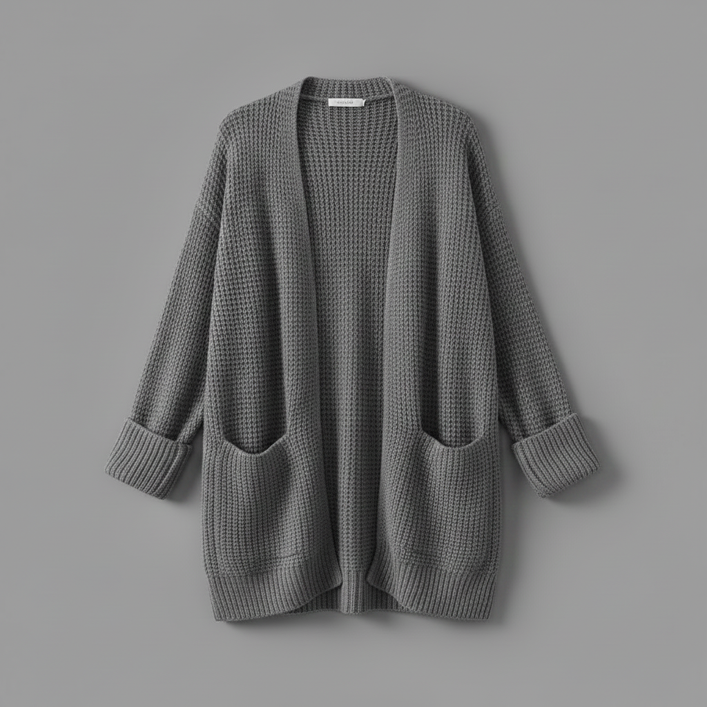 Elegant Women's Black Cardigan | Cozy Layering Essential