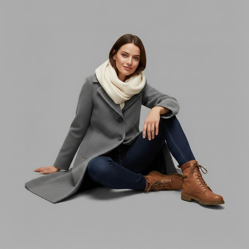 Elegant Wool Coat | Women's Winter Outerwear