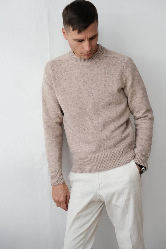 Men's Classic Crew Neck Handmade Sweater 0