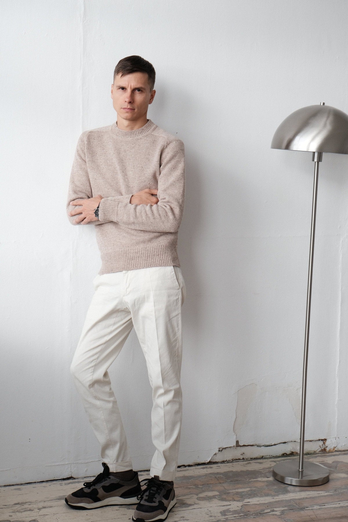 Men's Classic Crew Neck Handmade Sweater 2