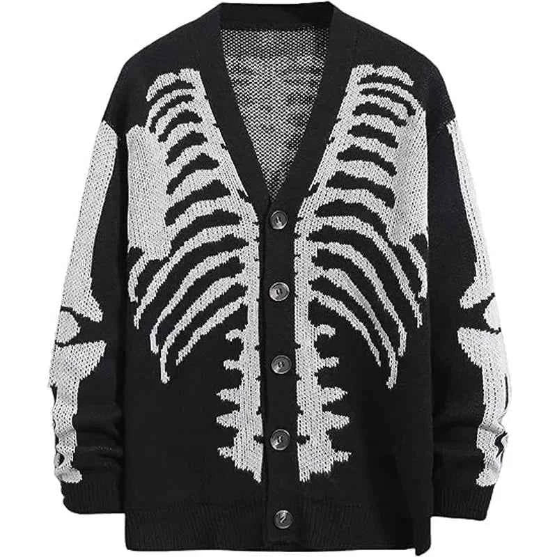 Men's Ribbed Button-Up Casual Cardigan 2