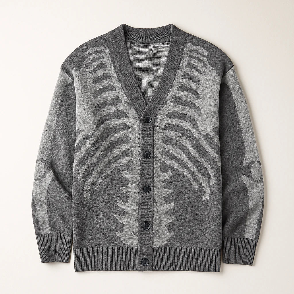 Men's Ribbed Button-Up Casual Cardigan 4