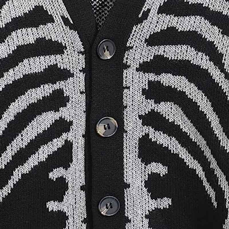 Men's Ribbed Button-Up Casual Cardigan 7