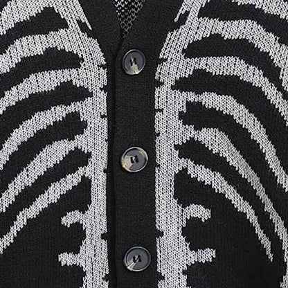 Men's Ribbed Button-Up Casual Cardigan 7