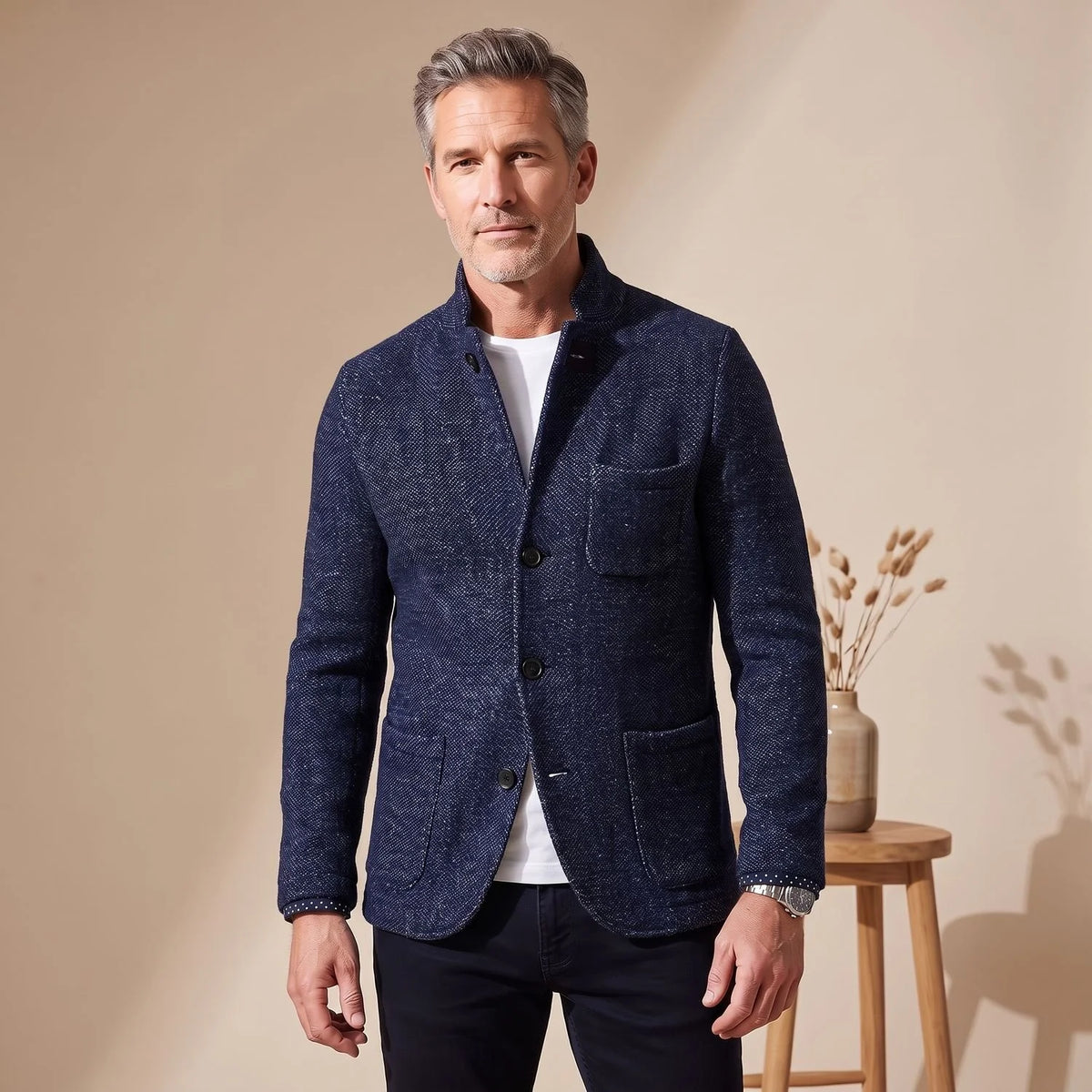 Men's Slim Fit Button-Up Mens Blazer 3