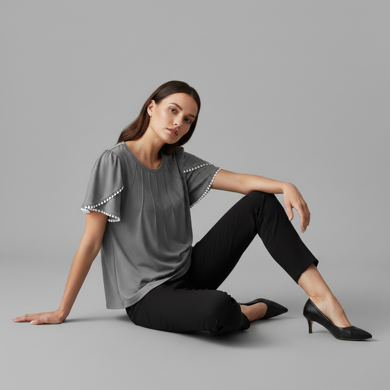 Vanessa Blouse | Women's Top Casual Summer Cotton Blouse