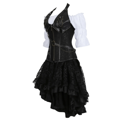 Women's Elegant Adjustable Corset Steampunk Costume 2