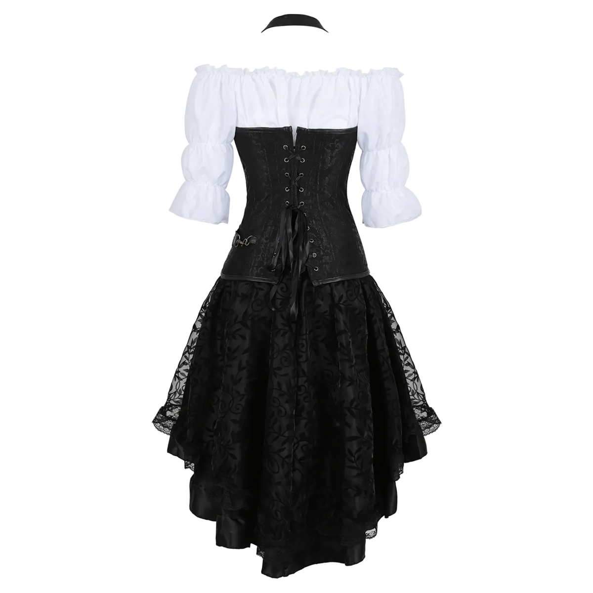 Women's Elegant Adjustable Corset Steampunk Costume 3