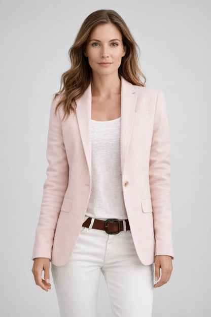 Women's Elegant Slim Fit Notched Lapel Blazer 3
