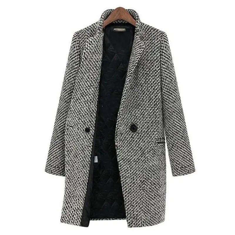 Women's Elegant Slim Longline Winter Coat 0