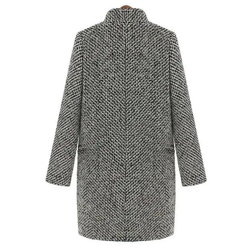 Women's Elegant Slim Longline Winter Coat 3