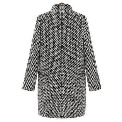 Women's Elegant Slim Longline Winter Coat 3