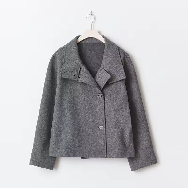 Women's Elegant Tailored Double-Breasted Coat 9