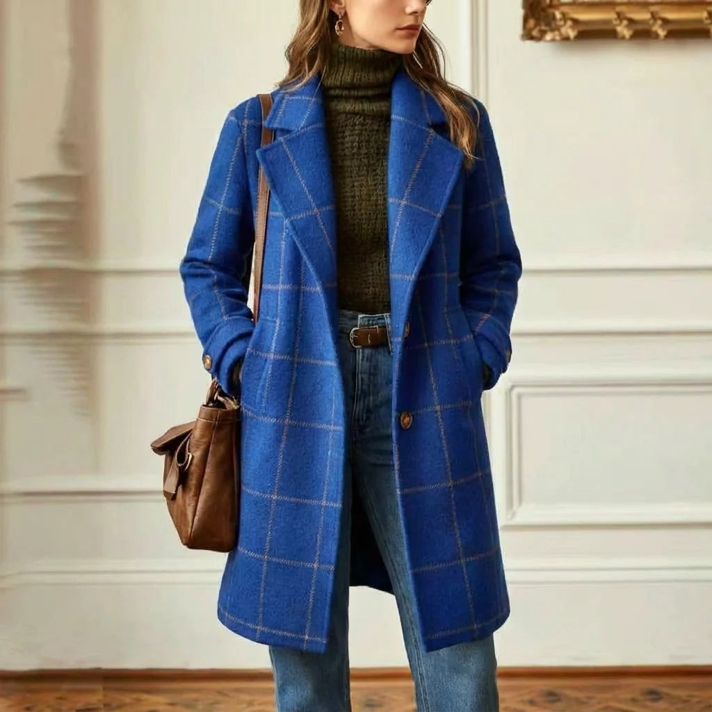 Women's Elegant Tailored Lapel Winter Coat 6