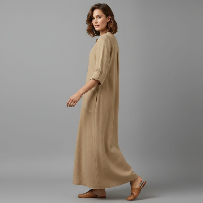Tina | Women's Plus Size Summer Dress in Soft Fabric